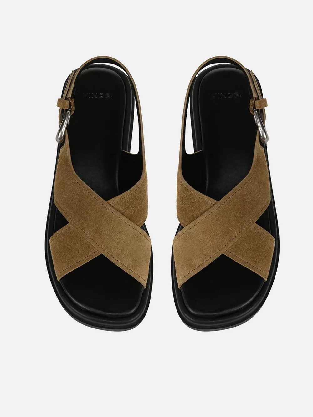 VINCE Helena Suede Lug-Sole Sandal
